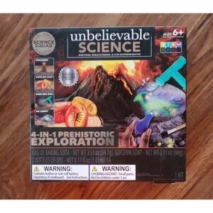 Unbelievable Science 4-in-1 Prehistoric Exploration Children's 8+ NEW Open Box